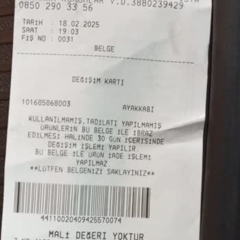 Garanti Süresinde Parçalanan Ayakkabı