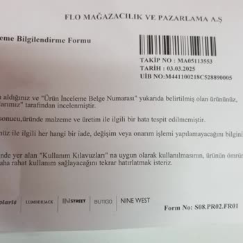 Garanti Süresinde Parçalanan Ayakkabı