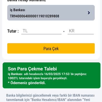 Para Transferi Ve Müşteri Hizmetleri Sorunu