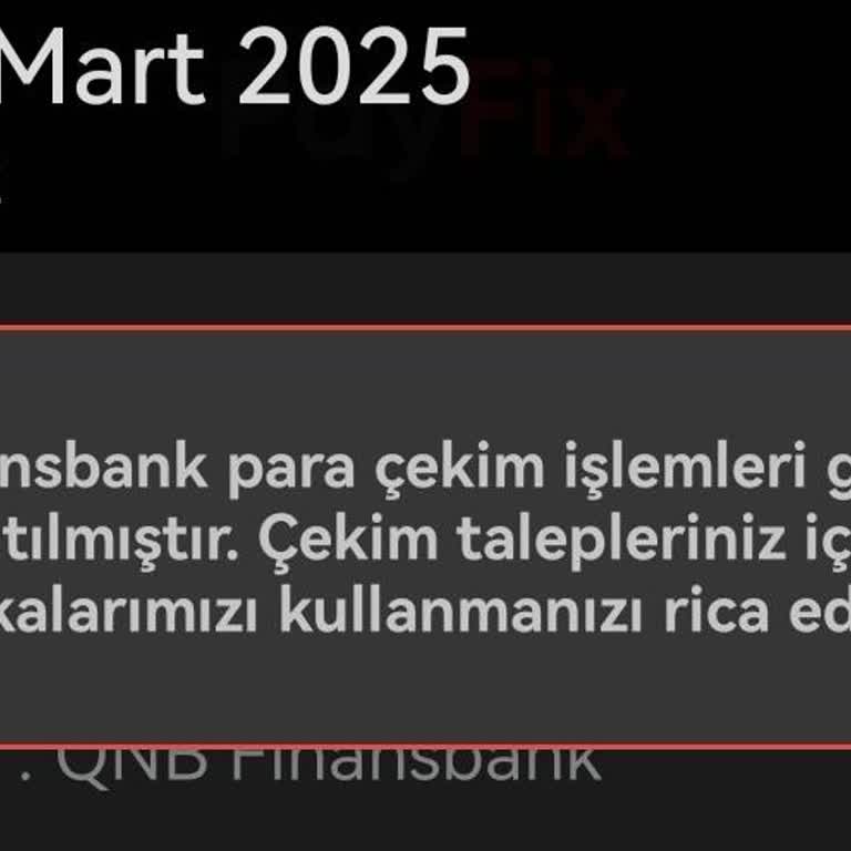Payfix'te Para Çekme Sorunu: Paramız Rehin Mi?