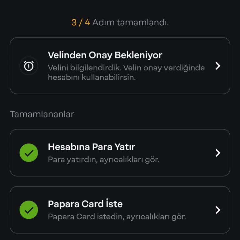 Veli Onayı Sorunu: Papara Hesabımı Onaylayamıyorum