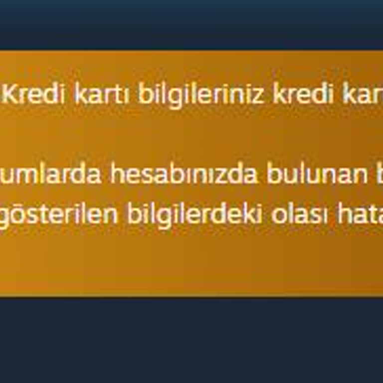 Kredi Kartı İşleminde Bloke Sorunu