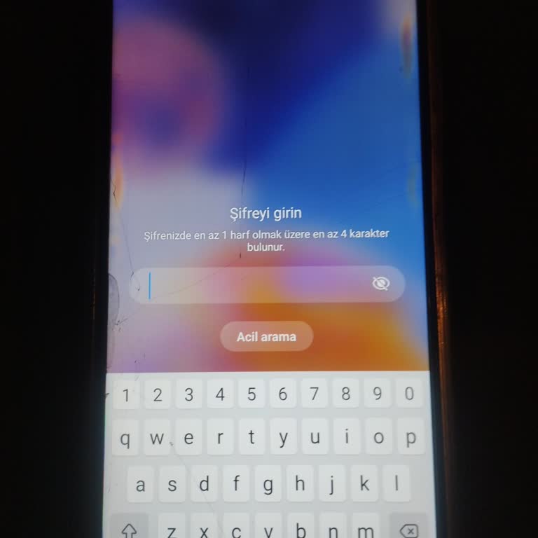 Telefon Şifre Sorunu Ve Yardım Talebi