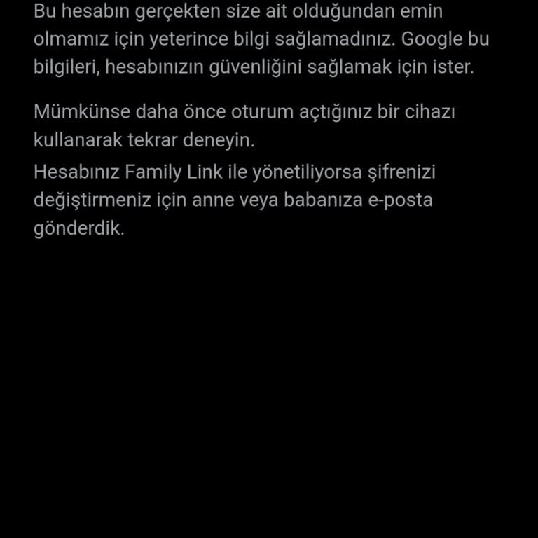 Gmail Hesabına Erişimde 2 Adımlı Doğrulama Sorunu