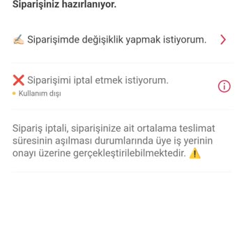 Sipariş İptali Ve Destek Eksikliği Sorunu