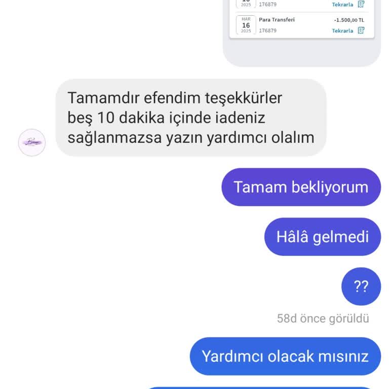 Yanlış Sipariş Kodu Sonrası İletişim Sorunu