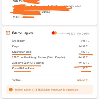 İptal Edilen Sipariş Ve Kaybolan İndirim Kuponları