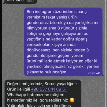 Yanlış Gönderilen Kıyafetler Ve İletişim Sorunları