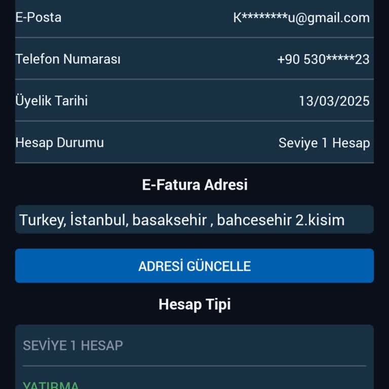 Hesap Giriş Kısıtlaması Ve İade Sorunu