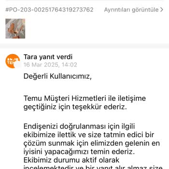 İade Edilmeyen Ürün İçin Mağduriyet