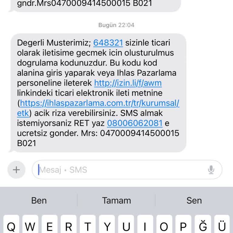 İhlas Pazarlama'nın Onaysız Mesaj Gönderimi Ve Kişisel Veri İhlali