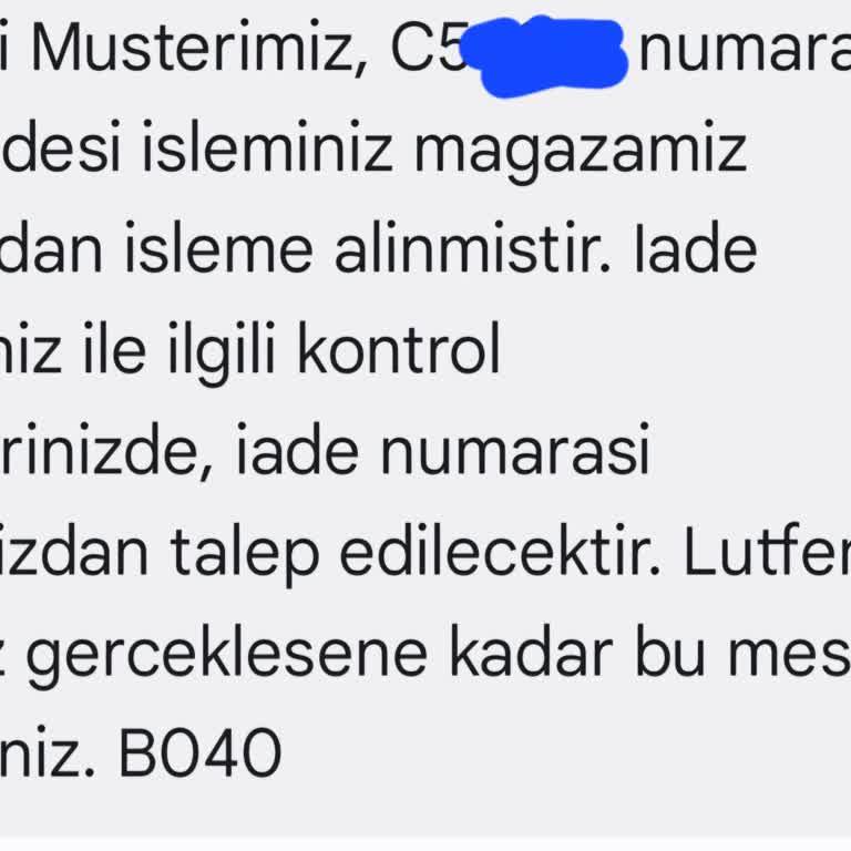 Geciken Ürün Teslimatı Ve İade Sürecinde İlgisizlik