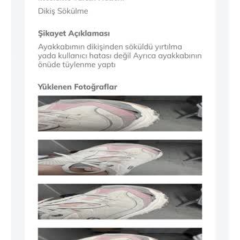 Ayakkabımın Dikiş Problemi Ve Müşteri Hizmetleri Hayal Kırıklığı