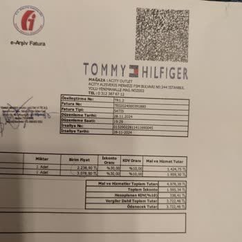 Tommy Hilfiger Ürününün Kalitesizliği Ve Müşteri Hizmetleri Hayal Kırıklığı