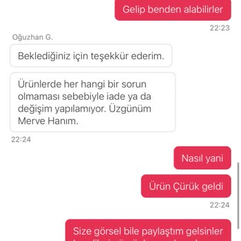 Bozuk Et Teslimatı Ve Müşteri Hizmetleri İlgisizliği