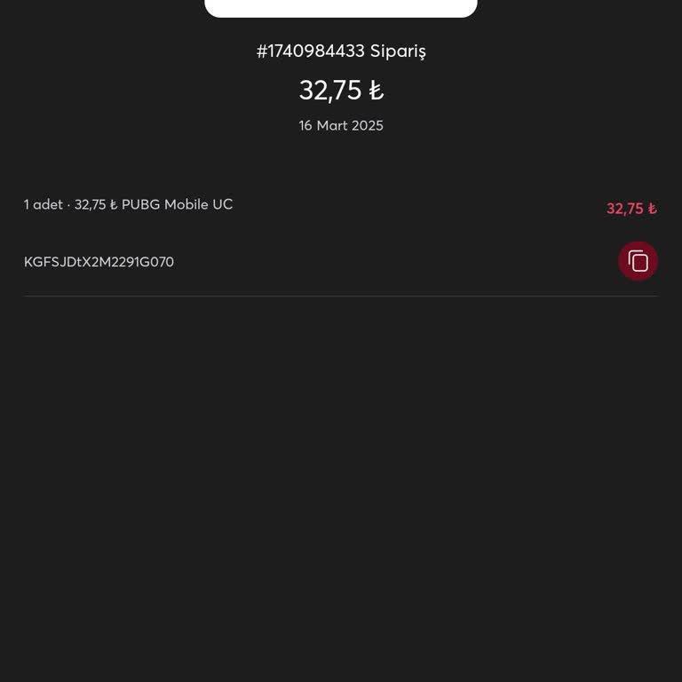 Yanlış PUBG Kodu Ve İade Sorunu