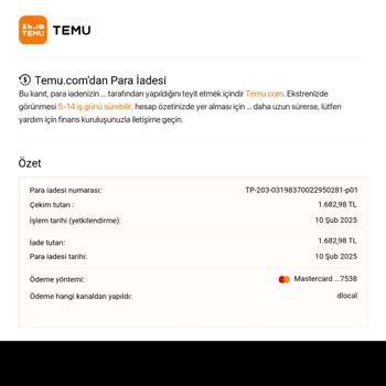Geciken Para İadesi Sorunu