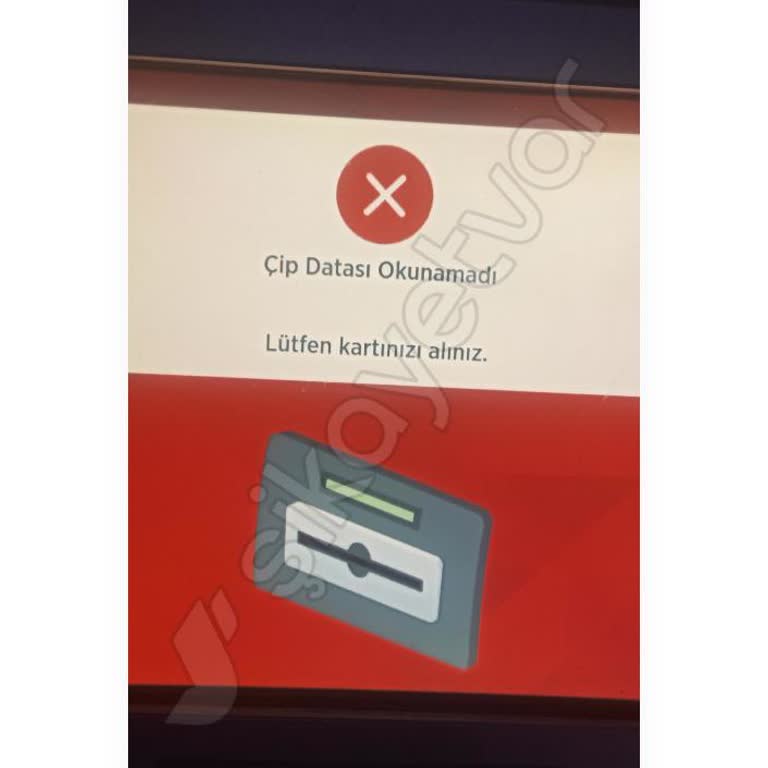 ATM Kart Çipi Okunmuyor: Acil Yardım Talebi