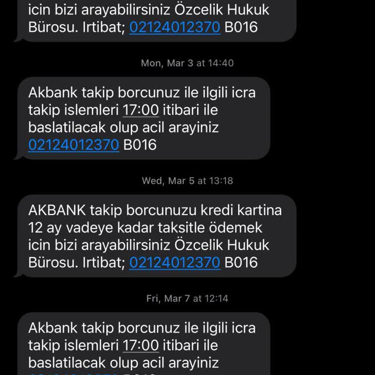 Yanıltıcı Borç Bildirimi Ve Sürekli Aramalar