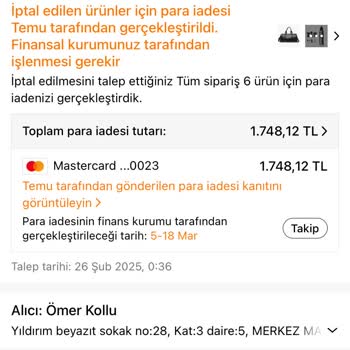 İade Sürecinde Mağduriyet Ve Gecikmeler