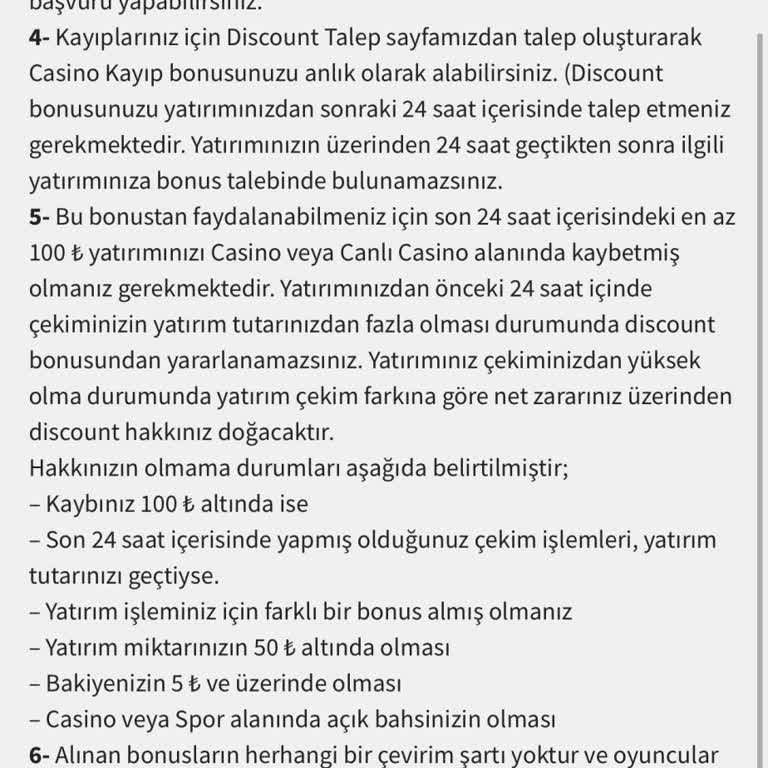 Eksik Casino Discount Ödemesi
