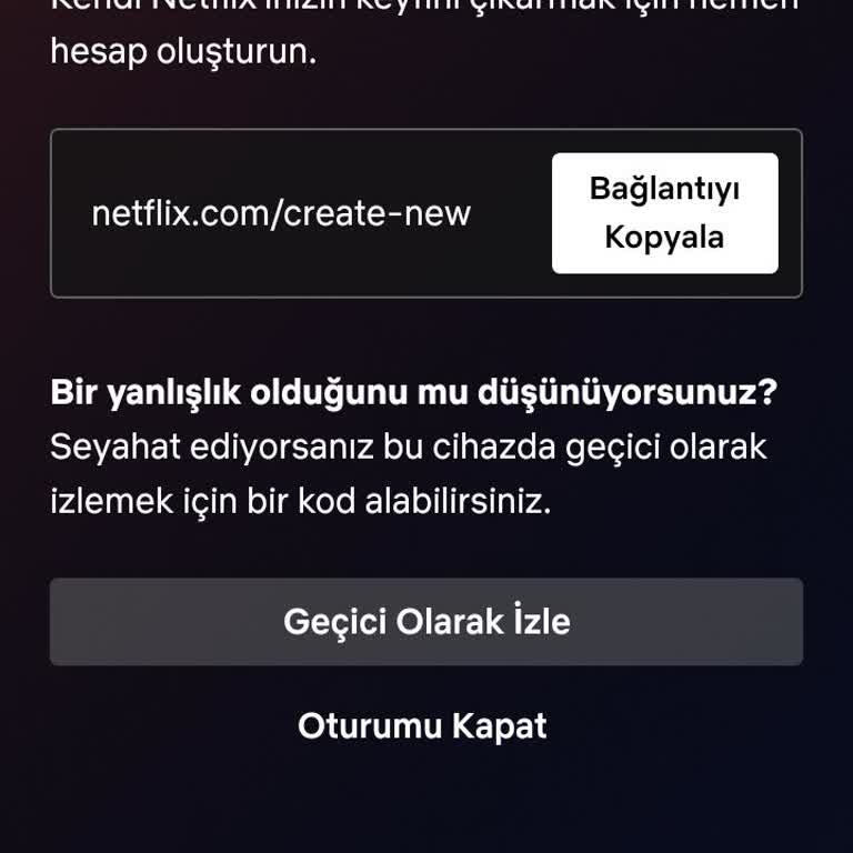 Netflix Hesap Paylaşımında Sürekli Hata Sorunu