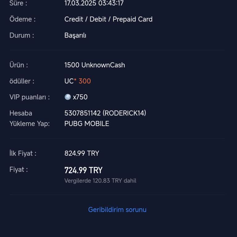 Yanlış Hesaba Gönderilen UC: Midasbuy Mağduriyeti