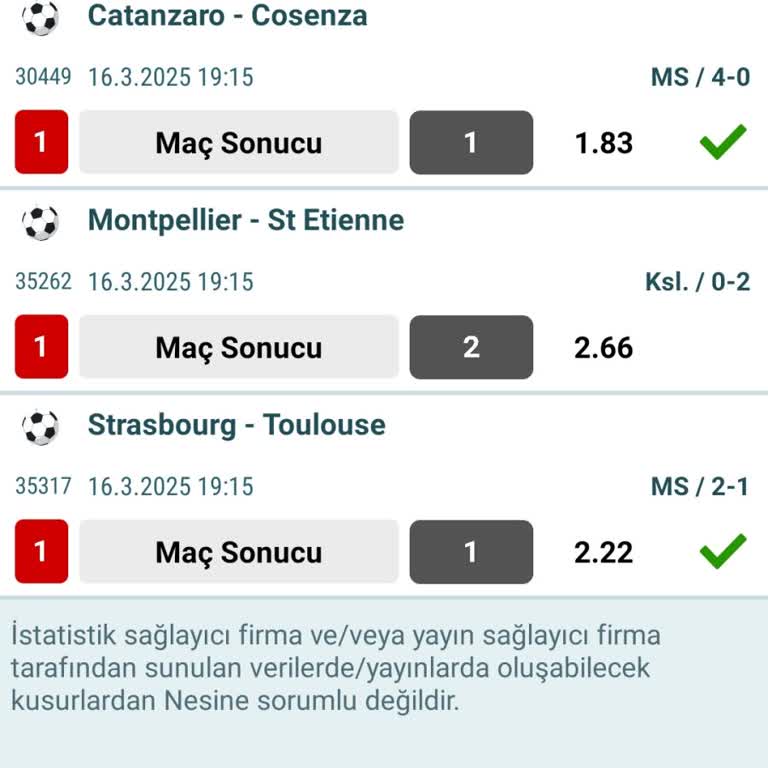 Maç Sırasında Çıkan Olaylar Kuponumu Tehlikeye Attı
