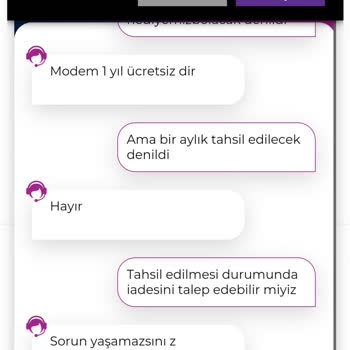 Yüksek Faturalar Ve Modem Ücreti Mağduriyeti