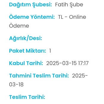 Ekstra Ücret Ödediğim Kargo Zamanında Gelmedi
