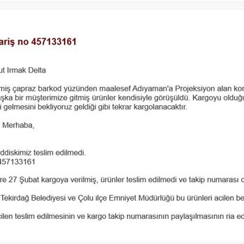 Yanlış Kargo Ve Geciken Geri Ödeme Sorunu