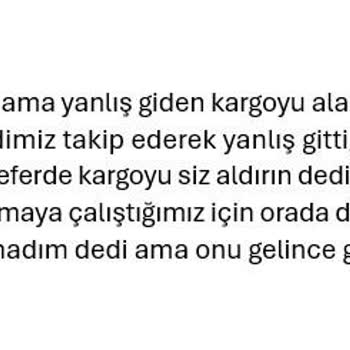 Yanlış Kargo Ve Geciken Geri Ödeme Sorunu