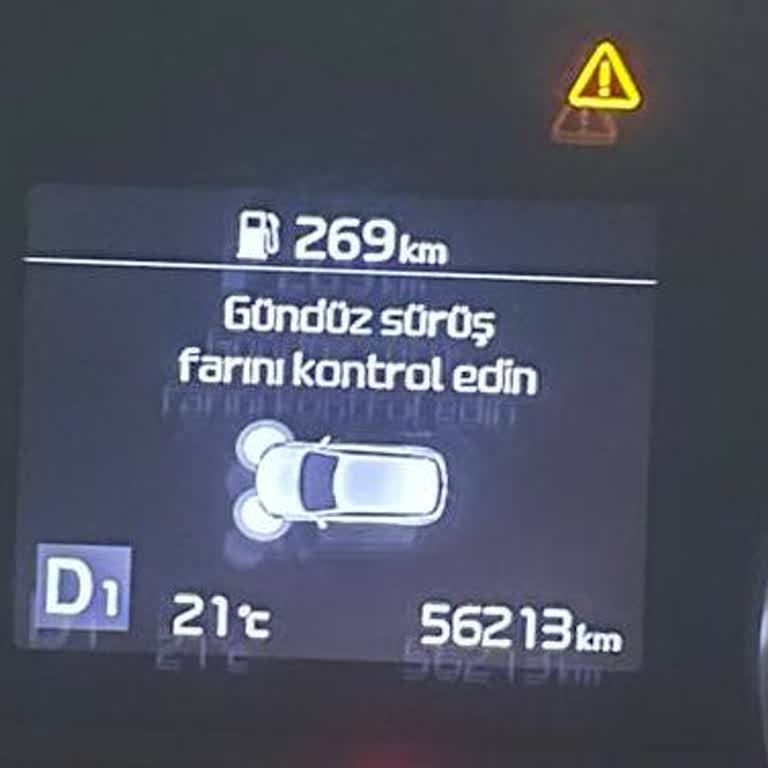 Kia Sportage Gündüz Farı Ve Ses Sorunları