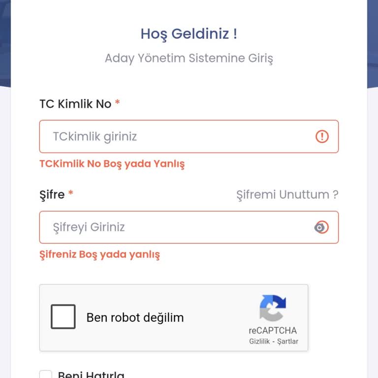 Segem Akademi Şifre Sorunu Ve Ulaşılamayan İletişim