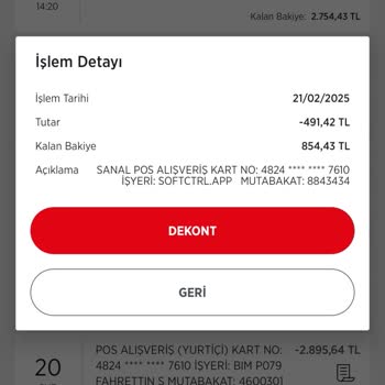 Haberim Olmadan Kesilen Para İadesi