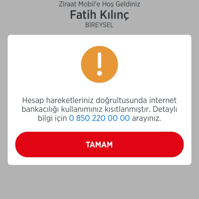Ziraat Bankası Hesap Erişim Sorunu Ve Yetersiz Müşteri Hizmetleri