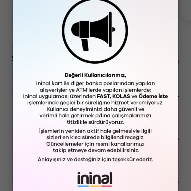İninal Kartta Kalan Para: Mağduriyetin Giderilmesini Bekliyoruz