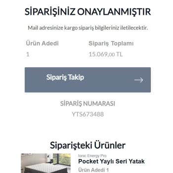 Yataş Siparişinin Teslimat Bilgisine Ulaşamama Sorunu