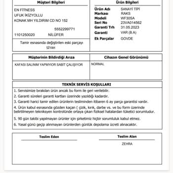 Raks Vantilatör Servisinde Uzun Süreli Belirsizlik