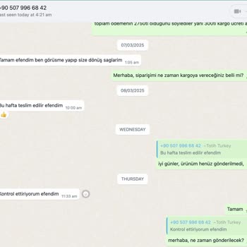 Totihmoda.com'dan Sipariş Ve İade Sürecinde Yaşanan Sorunlar