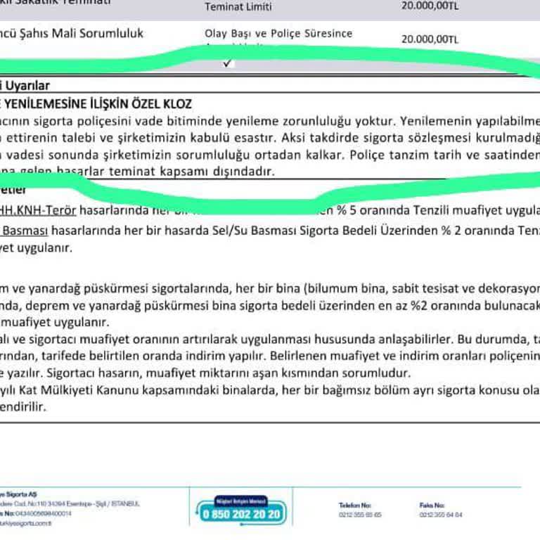 İzinsiz Yapılan Sigorta Poliçesi