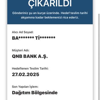 Teslim Edilemeyen Kart Ve İletişim Sorunları