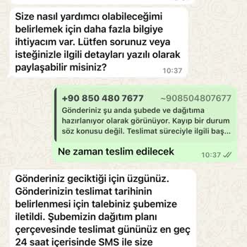 Teslim Edilemeyen Kart Ve İletişim Sorunları