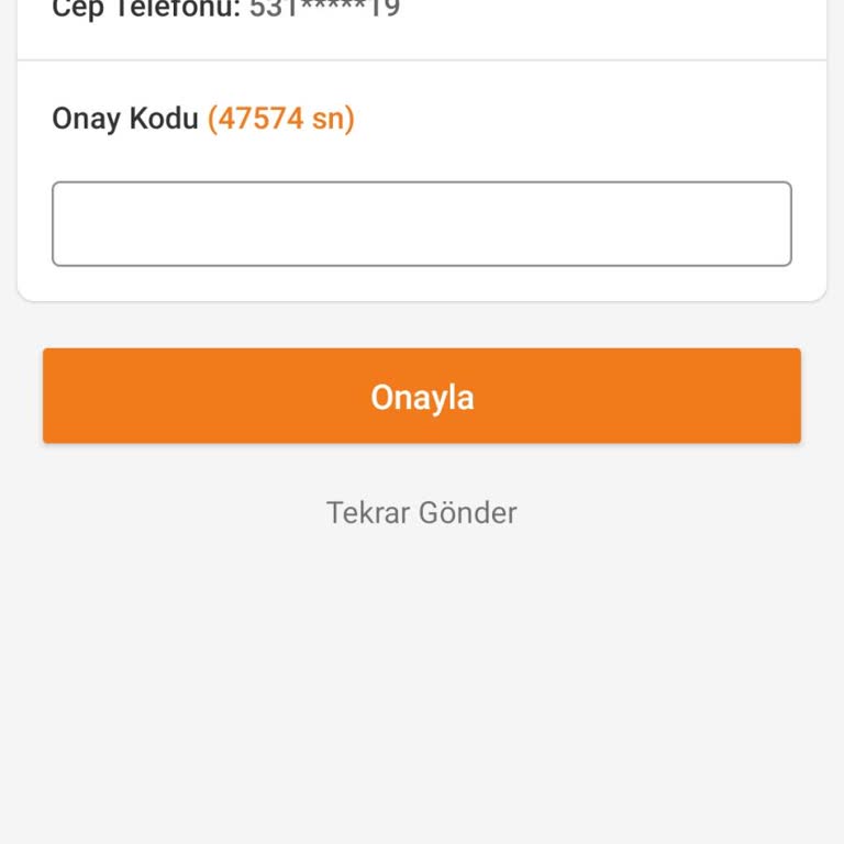 Trendyol Doğrulama Kodu Sorunu
