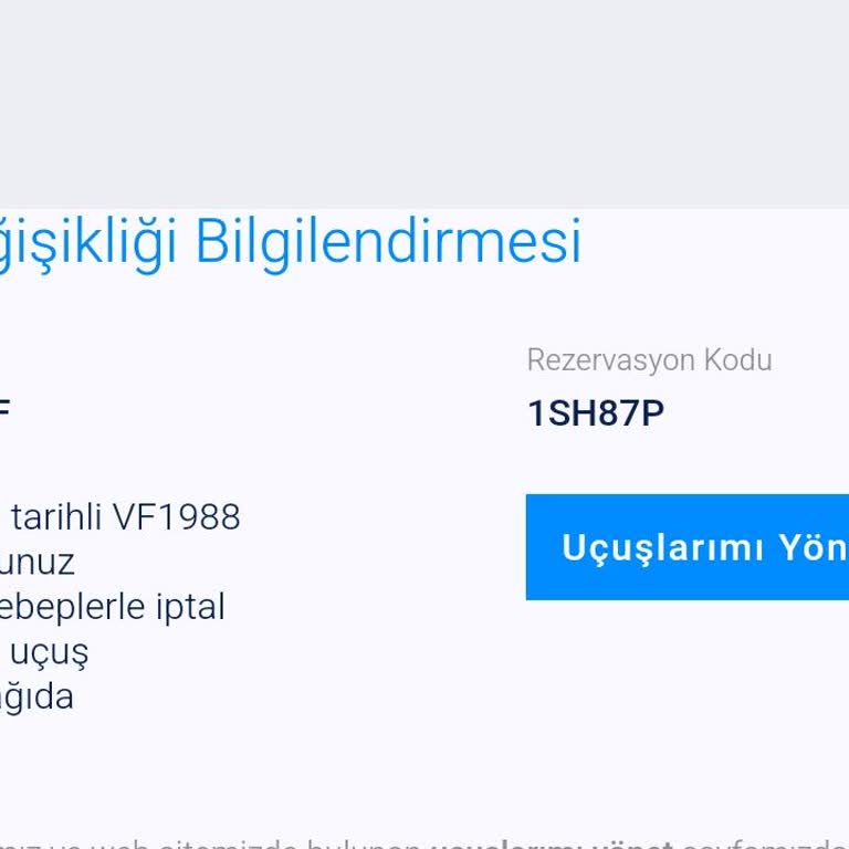 Uçuş İptali Mağduriyeti: Dönüş Biletimizin Tam İadesini İstiyoruz