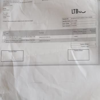 Eksik Ürün Teslimatı: Boyner Ve LTB'den Çözüm Bekliyorum!