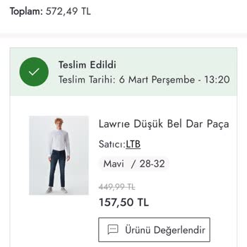 Eksik Ürün Teslimatı: Boyner Ve LTB'den Çözüm Bekliyorum!