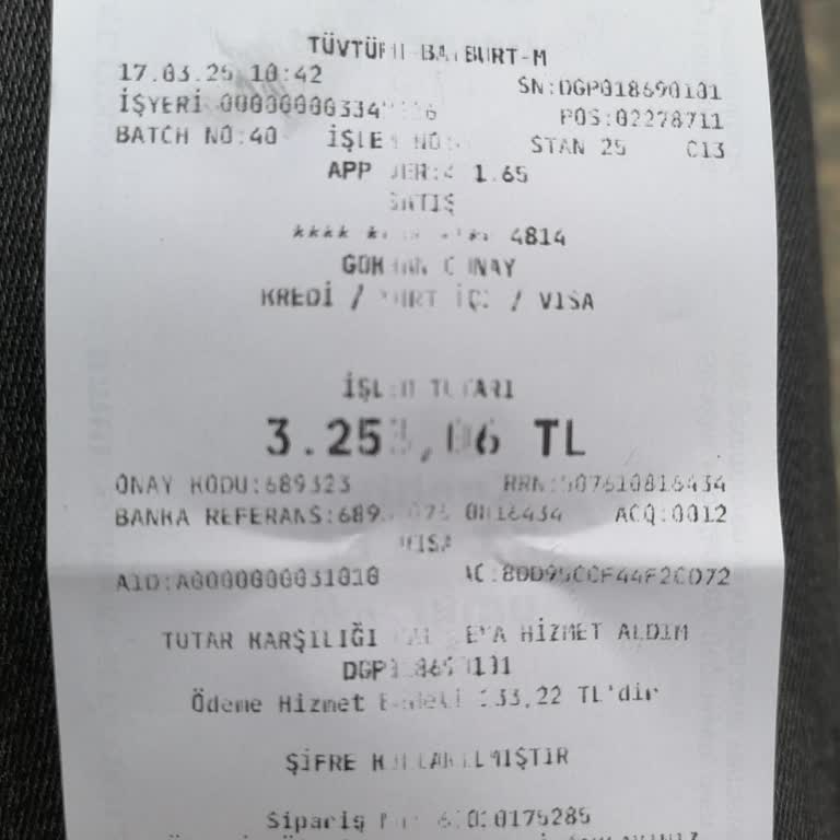 Bayburt Tüv Türk'te Haksız Komisyon Ücreti Alımı