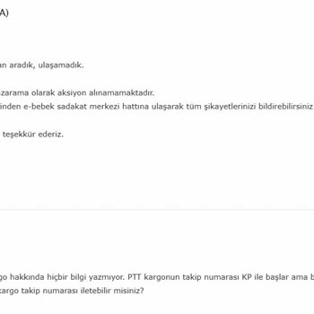 Sipariş İptali Ve İletişim Sorunlarıyla Mağduriyet