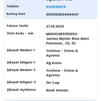 Mavi Mağazasında Hayal Kırıklığı: Yırtılan Pantolon Ve Yetersiz Hizmet